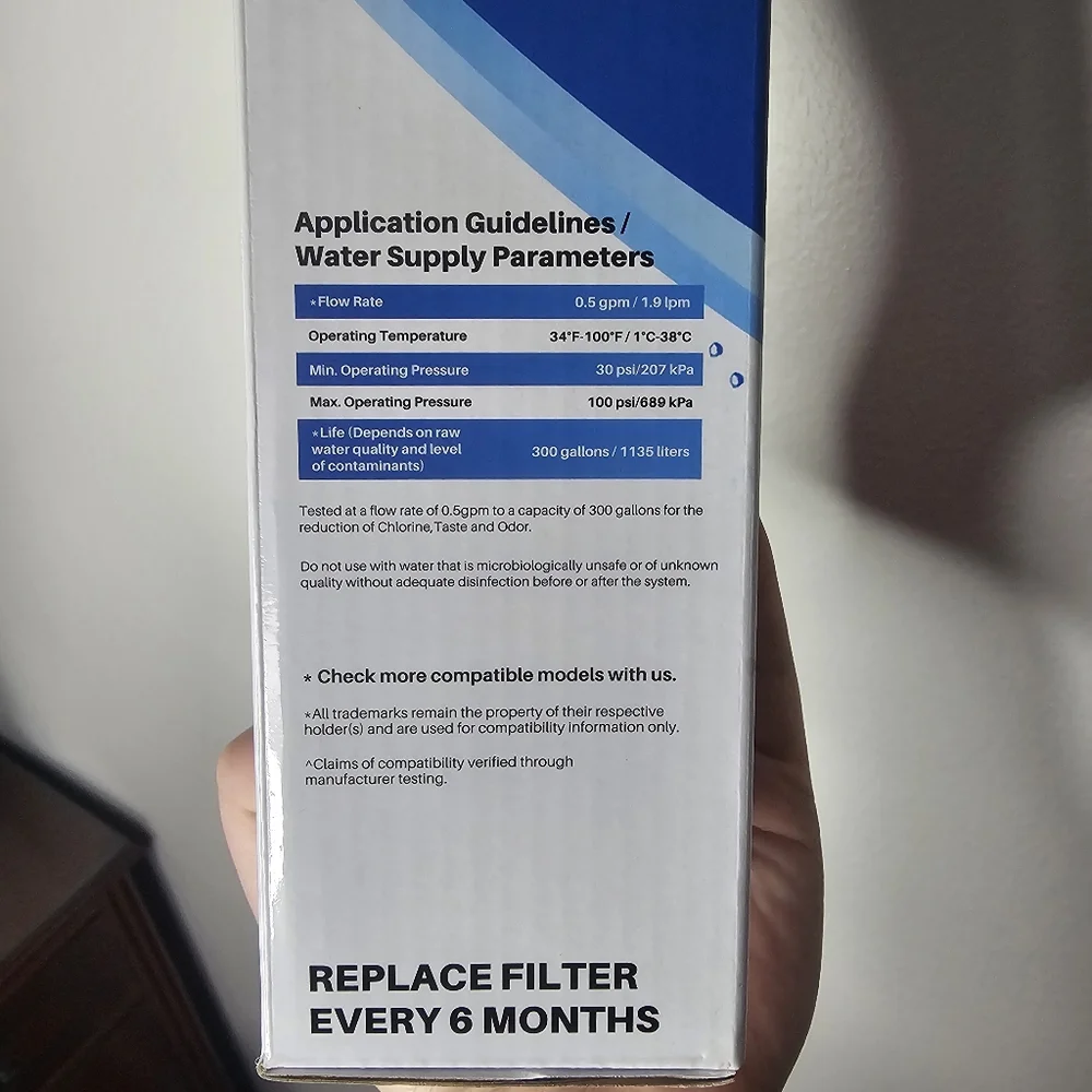 Ice Pure Refrigerator Replacement Water Filter RWF1000A - Picture 7 of 12